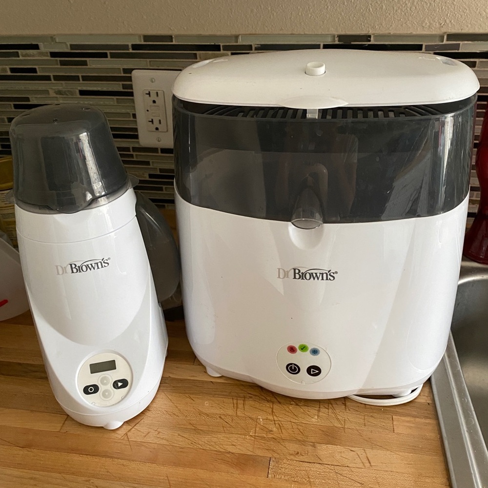 New dr browns bottle warmer, bottle sterilizer
